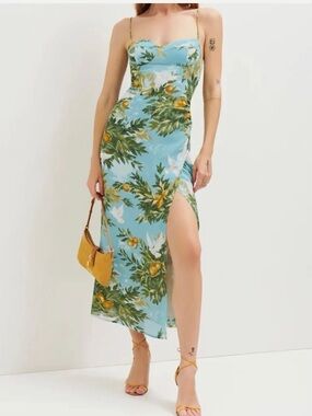 Reformation Kourtney Dress in Villa Lucia